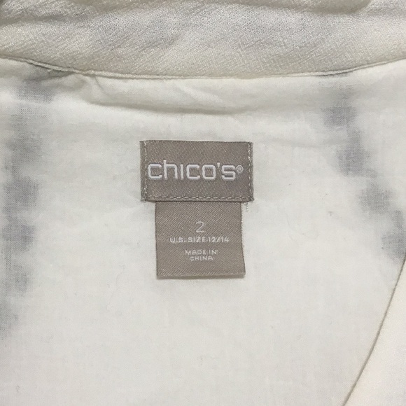 Chico’s Tassel Tie Jacket, Alabaster, 2 - Picture 6 of 10